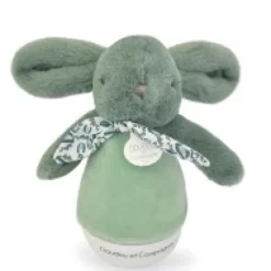 Best Veilleuse bebe musicale Culbuto verte - 16 cm Lapin Doudou|Lapin
