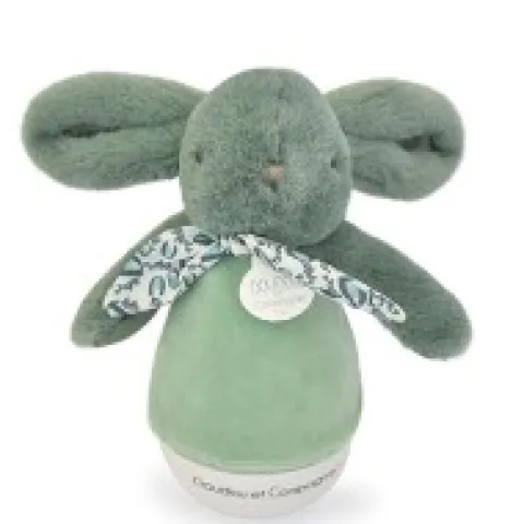 Best Veilleuse bebe musicale Culbuto verte - 16 cm Lapin Doudou|Lapin