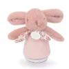 Fashion Veilleuse bebe musicale Culbuto rose - 16 cm Lapin Doudou|Lapin