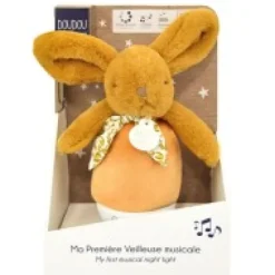 Online Veilleuse bebe musicale Culbuto jaune - 16 cm Lapin Doudou|Lapin