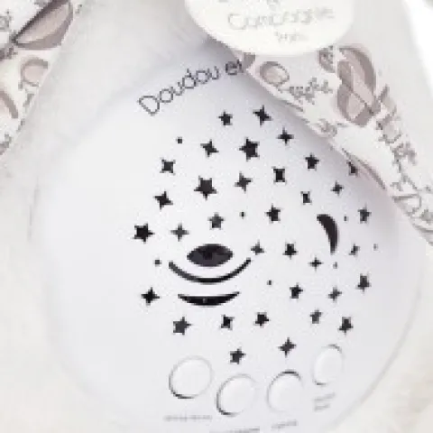 New Veilleuse Lapin Musicale Projection mur avec chansons Douces - Blanc Veilleuses