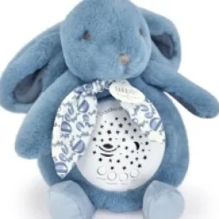 Hot Veilleuse Lapin Musicale Projection mur avec chansons Douces - Bleu Veilleuses