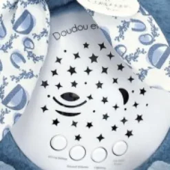Hot Veilleuse Lapin Musicale Projection mur avec chansons Douces - Bleu Veilleuses