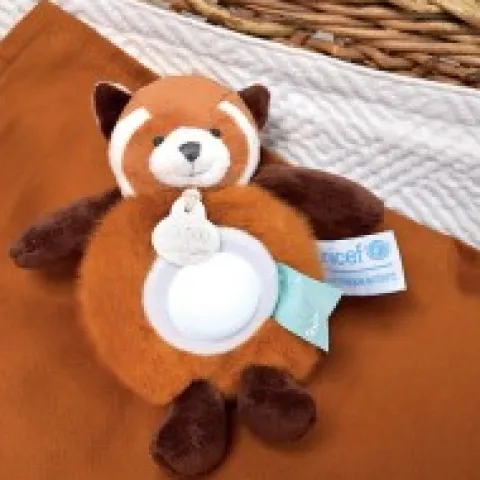 Best Veilleuse peluche panda roux - 15 cm - Unicef Collection Unicef|Veilleuses